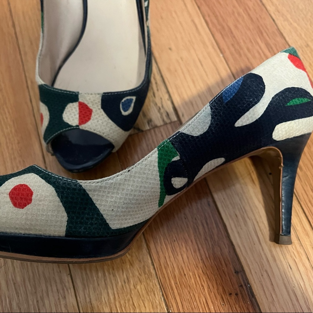 Nine West Multicolored Open Toe Pumps - image 2